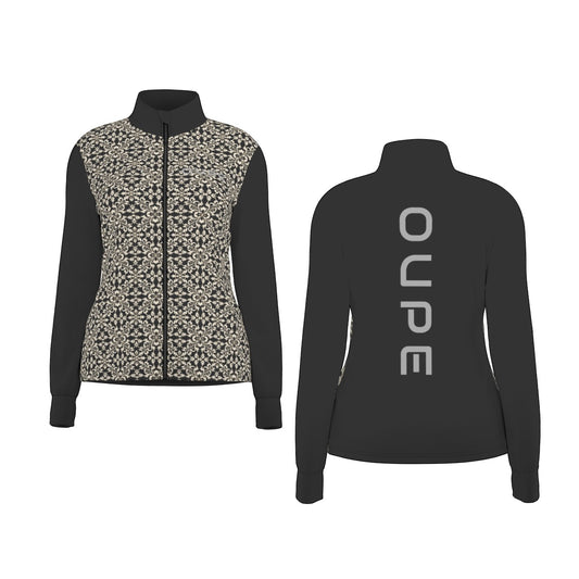 OUPE All-Over Print Women's Long Sleeve Thumbhole Jacket