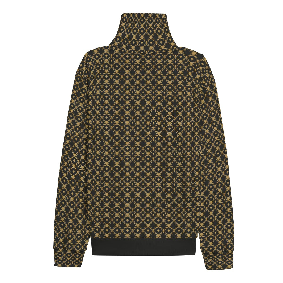 AC BAROQUE Turtleneck Knitted Fleece Sweater