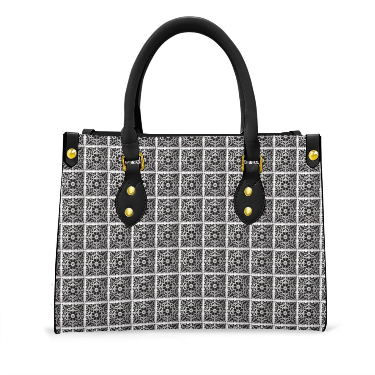 Women's "OUPE" (Classic)Tote Bag With Black Handle