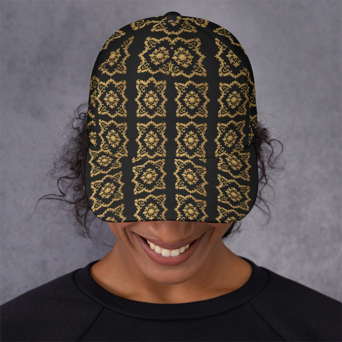 AC BAROQUE All-Over Print Peaked Cap