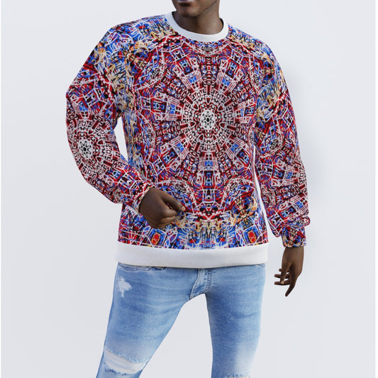 All-Over Print Men's Sweater AC QUANTUM PORTAL