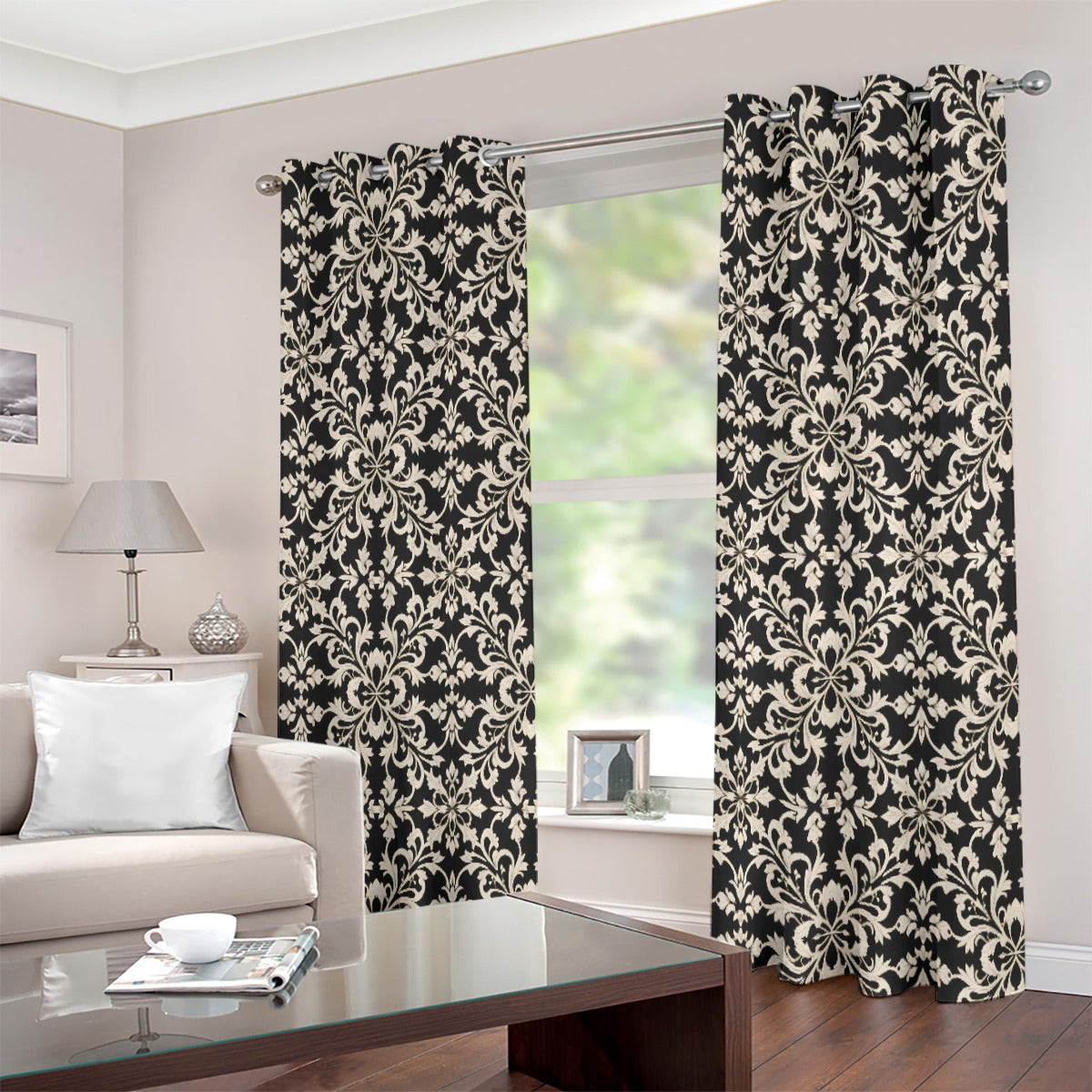 AC BAROQUE Grommet Curtains (Large Size)