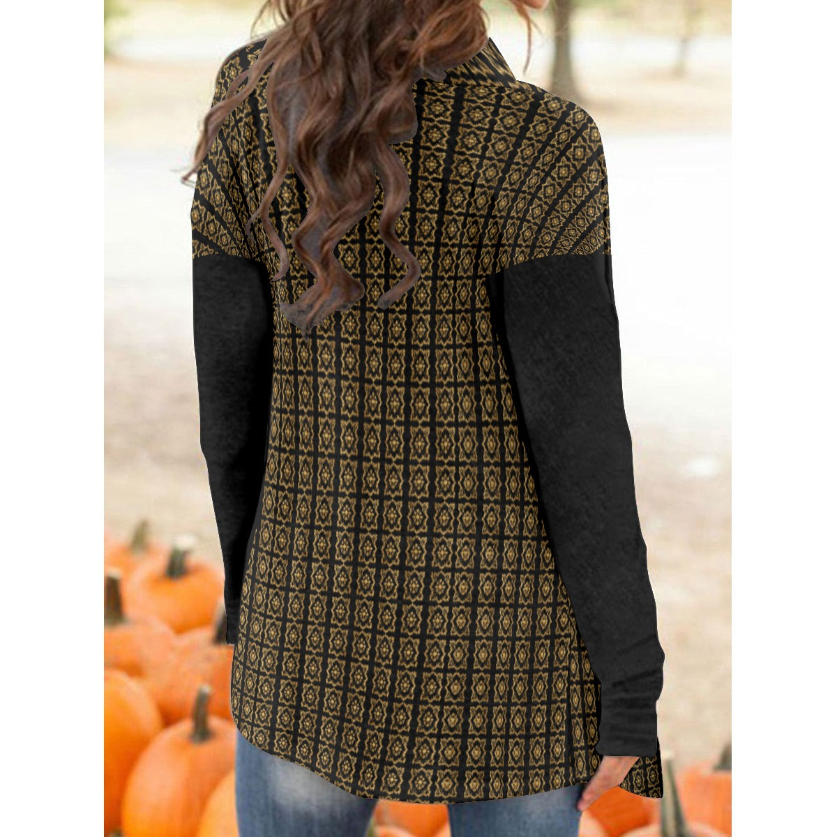 AC BAROQUE Women's LAYERED LOOK Cardigan With Long Sleeve