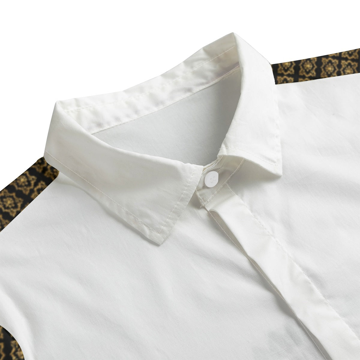 AC BAROQUE "Havana" Under Dinner Jacket, Lapel Collar Shirt, With Concealed Placket |115GSM Cotton poplin
