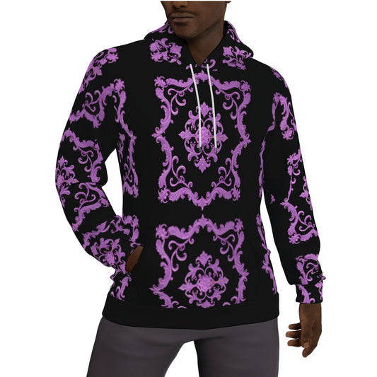 AC BAROQUE All-Over Print Men's Thicken Pullover Hoodie