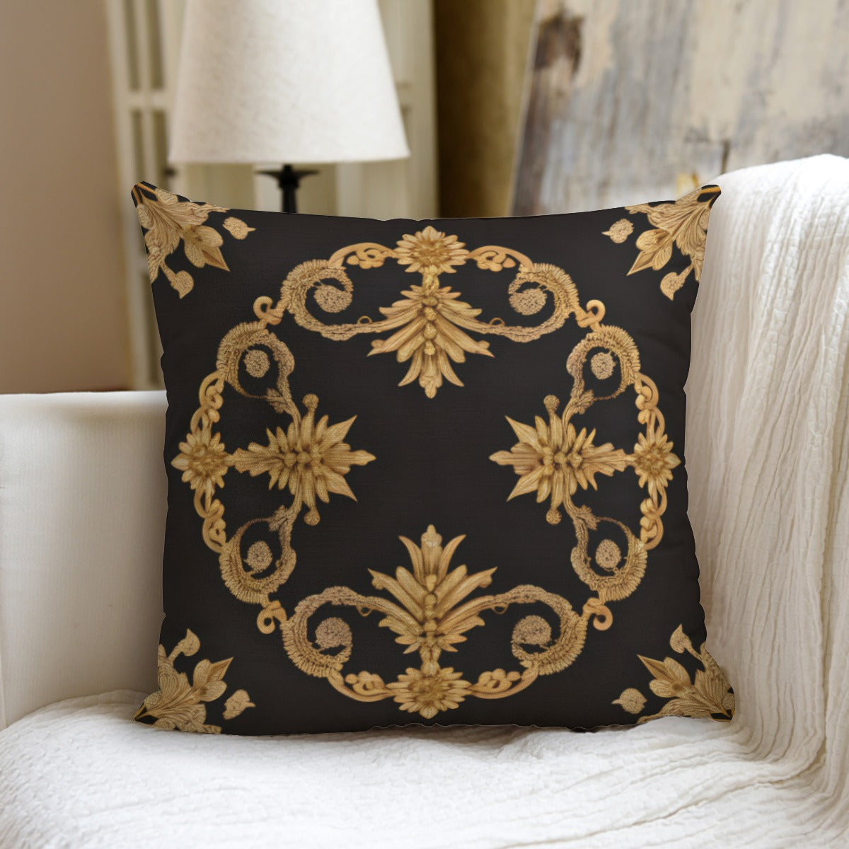 AC BAROQUE All-Over Print couch pillow with pillow Inserts