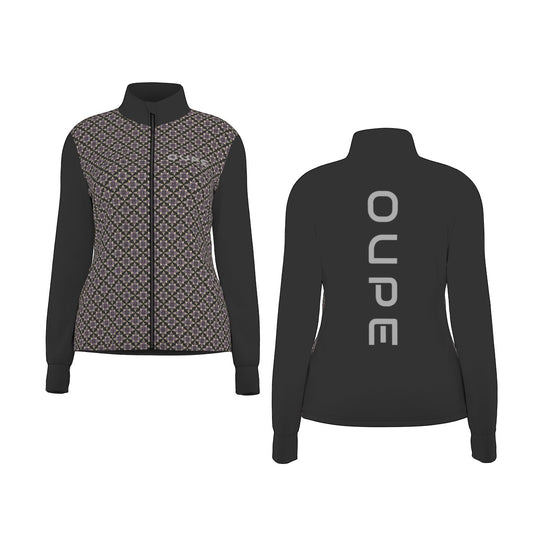 OUPE All-Over Print Women's Long Sleeve Thumbhole Jacket