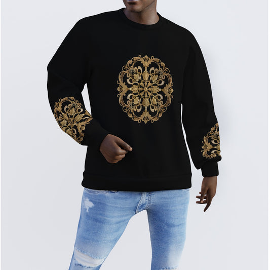 AC BAROQUE 'OUPE" All-Over Print Men's Sweater