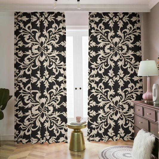 AC ELLA Blackout Curtains with Hooks | 265(gsm)